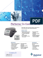 Pentair Performa CV 273 278 Spec Sheet L