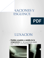 Luxacion y Esguince