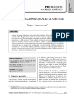 La Colaboración Judicial en El Arbitraje