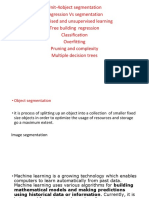 Unit-4object Segmentation Regression Vs Segmentation Supervised and Unsupervised Learning Tree Building Regression Classification Overfitting Pruning and Complexity Multiple Decision Trees