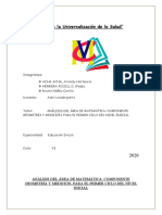 Análisis Del Área de Matemática. Anny Grupal