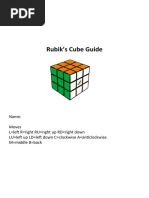 Rubik's Cube Guide