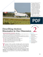 Describing Motion: Kinematics in One Dimension: Chapter-Opening Question