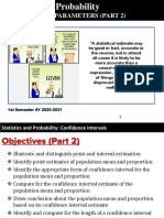 Estimation of Parameters (Part 2)