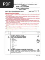 2018 Winter Model Answer Paper