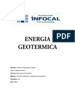 Energía Geotérmica