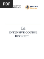 b2 Intensive Course Booklet