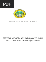 Department of Plant Science