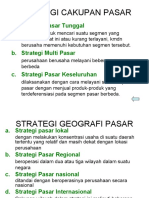 Strategi Cakupan Pasar