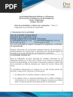 Guia de Actividades y Rúbrica de Evaluación - Tarea 5 - Integración de Productos de Multimedia