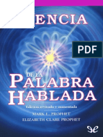 La Ciencia de La Palabra Hablada by Mark L. Prophet Elizabeth Clare Prophet