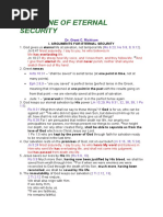 Doctrine of Eternal Security