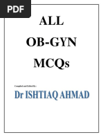 ALL Ob-Gyn MCQS: Compiled and Edited by