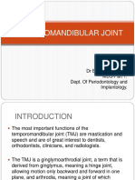 Temporomandibular Joint: DR Bhaumik Thakkar MDS-Part 1. Dept. of Periodontology and Implantology