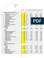 Plumbing Estimate