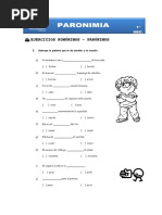 2 Paronimia 1°sec