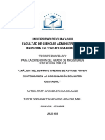 Tesis Análisis Del Control Interno de Activos Fijos y