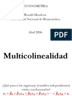 Multicolinealidad