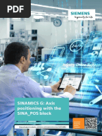 Sinamics G: Axis Positioning With The SINA - POS Block