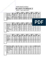 Off Season Strength Program Week 4-5