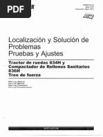 Tren de Fuerza 834H BTX - Localización y Solución de Problemas, Pruebas y Ajustes