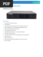 Network Video Recorder: NVR308-R-B Series