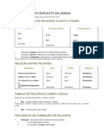 Resumo Gramatica 2º Ciclo