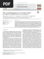 Tribology International: Zhenxiang Yang, Zhiwei Guo, Zongrong Yang, Chaobao Wang, Chengqing Yuan