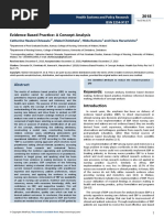 Evidence Based Practice A Concept Analysis