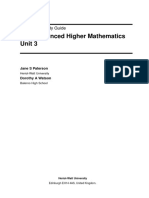 Scholar Advanced Higher Maths Unit 3