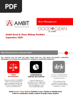 Ambit Good & Clean Midcap Portfolio September 2020: Asset Management