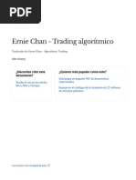 Ernie Chan - Algorithmic Trading - Es