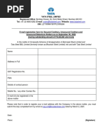 Creditors Registration Form