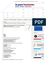 (Português Concurso) - Português para Concursos - Sintaxe - Exercícios Com Gabarito