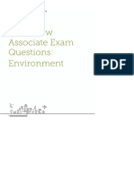 IEMA New Associate Exam Practice Questions (Environment)