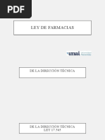 Ley de Farmacias