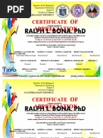 Certificate Sir Ralph-Deped