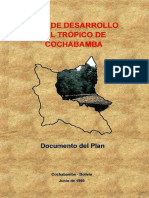 Plan de Desarrollo Del Trópico de Cochabamba