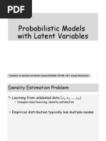 Probabilistic Models With Latent Variables