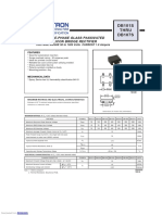 DB101S Thru DB107S: Single-Phase Glass Passivated Silicon Bridge Rectifier