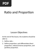 Ratio and Proportion