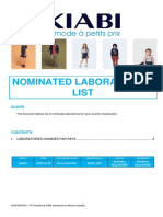 023 Nominated Laboratories List