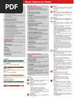 Aristeia Quick Reference Guide