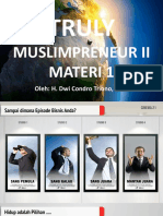 Materi 1 Truly Muslimpreneur 2 (Yogyakarta)