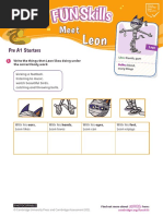 Pre A1 Starters Leon Worksheet