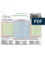 Prayer Schedule 2010 V 2