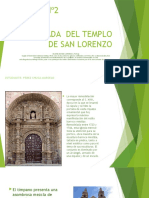 Portada Del Templo de San Lorenzo Practica n2 Historia Dos Estudiante Marcelo Perez Chuca