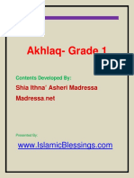 Akhlaq - Grade 1..