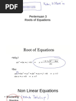 Roots of Equations Close Methods