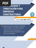 Contabilidad y Tributacion para Empresas Constructoras